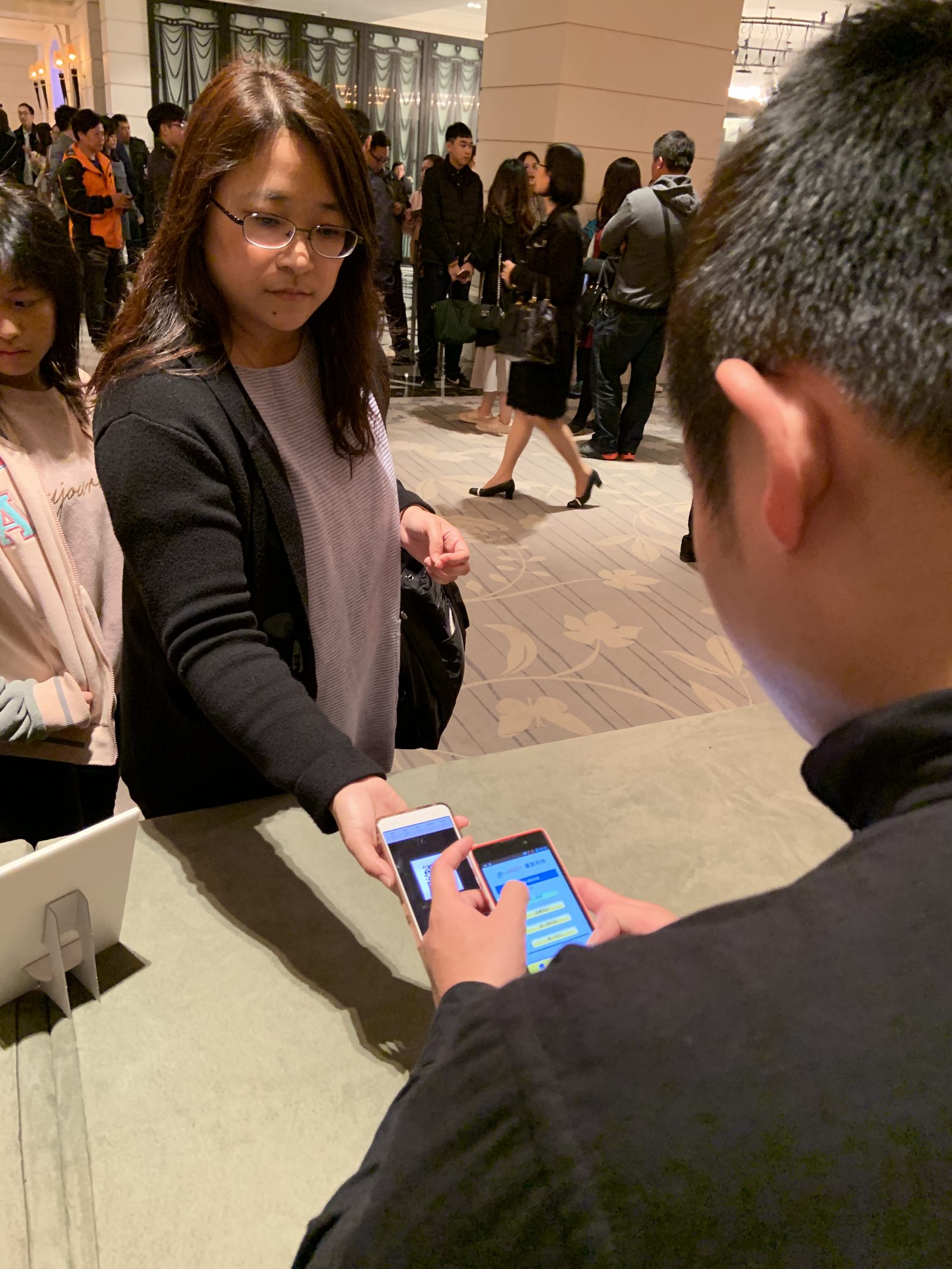 藍訊科技執行 英特格 Entegris QR Code快速報到 & 電腦抽獎尾牙 & 手機查詢中獎